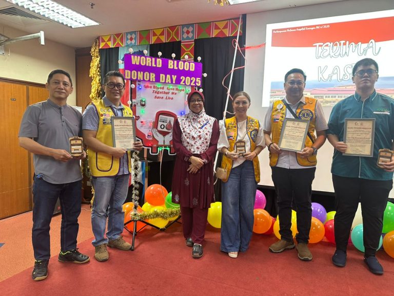KPOM Joined and Support World Blood Donor Day 2025 at Hospital Keningau